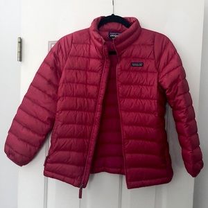 Patagonia Girls' Down Sweater Jacket Size L (12)